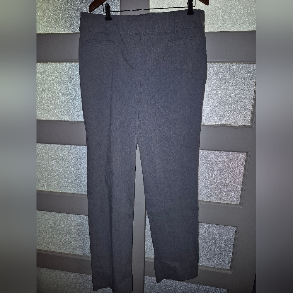 Penningtons Gray Dress Pants Straight Leg